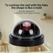 1pcs Dome Camera Dummy Waterproof Security CCTV Surveillance Camera With Flashing Red Led Light Outdoor Indoor Simulation Camera - Shopsta EU