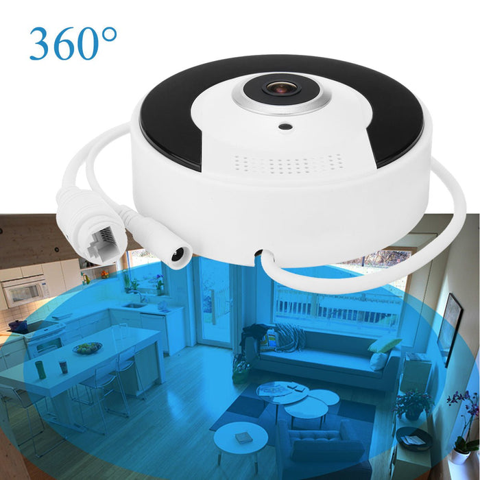 360-Degree Panoramic Camera - Wifi Wireless Remote Monitoring Camcorder - Perfect for Home Security and Surveillance - Shopsta EU