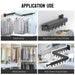 Retractable Wall-Mounted Folding Clothes Hanger — Aluminium, Indoor & Outdoor