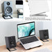 Carbon Steel Tabletop Speaker Base — Shock-Absorbing Stand