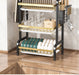 2/3-Tier Stainless Steel Dish Rack with Utensil Holder — Compact Rustproof Countertop Drainer