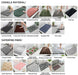 Three‑Piece Stone‑Pattern Microfibre Bathroom Mat Set — Water‑Absorbent & Non‑Slip