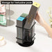 40‑Pod VertuoLine Carousel Pod Holder — 360° Rotating Wire Stand, Black