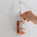 Punch-Free Wall-Mounted Toothbrush Holder — Wrought Iron, Compact Wall Storage
