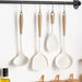 4-piece Silicone Kitchen Utensil Set — Pot Shovel, Slotted Spoon, Soup Spoon & Ladle