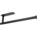Adhesive Paper Towel & Toilet Roll Holder — ABS Plastic, 33cm, Black (Pack of 2)