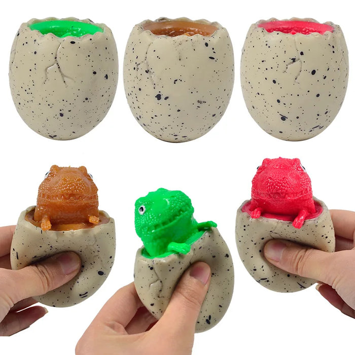 Cute Dinosaur Squeeze Vent Toy — Slow Rebound Stress Ball (Random 1pc)