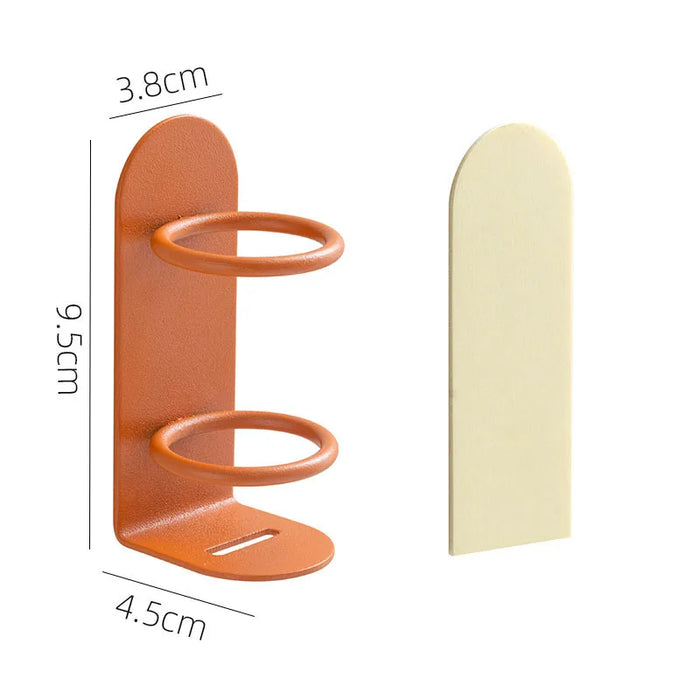 Adhesive Wall-Mounted Electric Toothbrush Holder — Steel, No-Drill