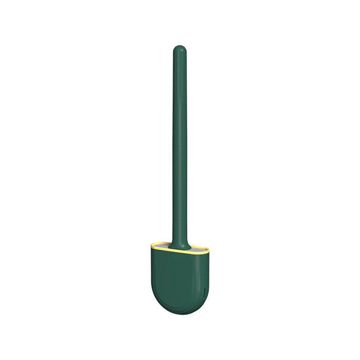 Wall-hanging Long-handle Toilet Brush with Silicone Head, 36×9×4 cm