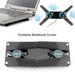Foldable Laptop Cooler with Dual 60mm Fans — USB-Powered Stand for 7–15-inch Notebooks