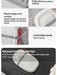 Portable Sealed Soap Box – Waterproof Travel Soap Dish with Draining Design, White 8×5×11cm