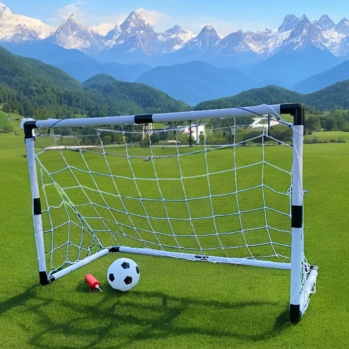 Portable Children's Football Goal with Ball — Indoor & Outdoor, 47.24in, Age 3–6