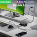 100W GaN 6-Port USB Charger — 3x USB-C & 3x USB-A (UK plug option)