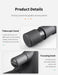 25–75x60 HD Spotting Scope Monocular — Waterproof Zoom for Birdwatching & Camping