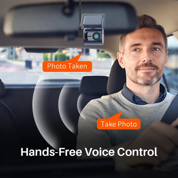 MINI 3 Pro 2K Dash Cam — Tiny Wi‑Fi Dashcam with Voice Control & Parking Mode