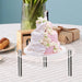 Transparent Acrylic Cake Stand — Round Cupcake & Dessert Display, Party Holder
