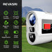 Golf Laser Rangefinder with Slope Compensation, Flag Lock & Vibration — 6x Magnification (650 / 1090 yd)