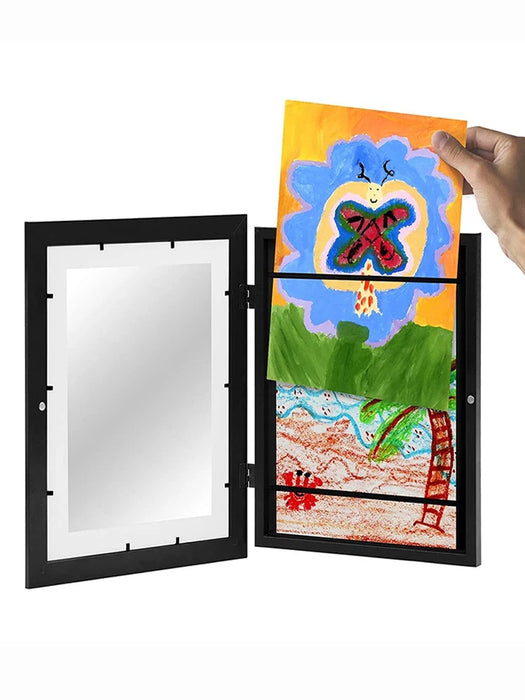 A3 & A4 Magnetic Kids Art Frame — Front-Open, Changeable Display for Posters & Photos