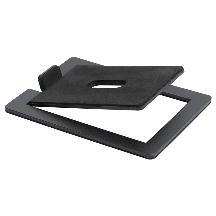 Desktop Speaker Stand — Carbon steel with shock-absorbing base