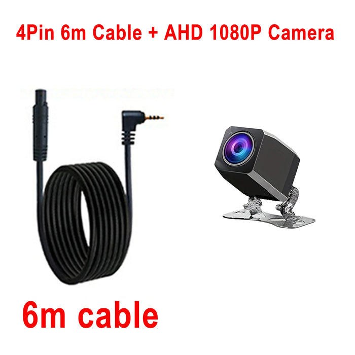 1080P AHD Rear Camera for AHD Car DVRs & Mirrors — 2.5mm Jack, 6m Cable, IP68