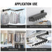 Retractable Wall-Mounted Folding Clothes Hanger — Aluminium, Indoor & Outdoor