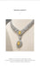 Linen Jewellery Bust Necklace Display Stand — Beige