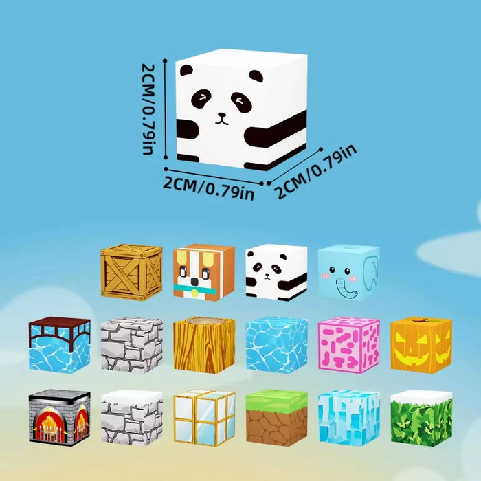 100-piece DIY Magnetic Building Block Set – Educational Construction Kit for Kids