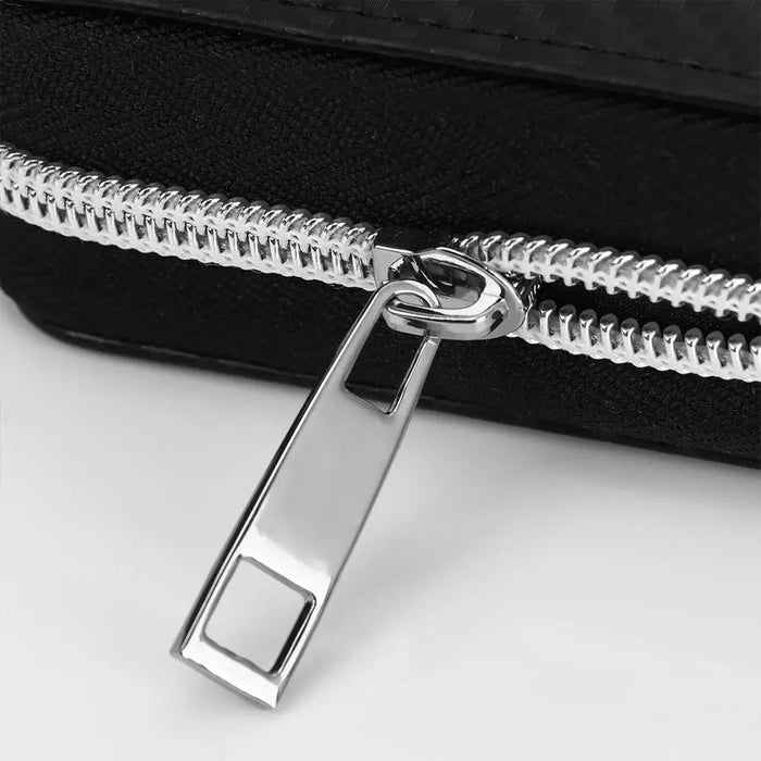 Portable RFID-Blocking Key Pouch — Zipped Faraday Case for Car Keys