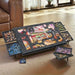 7-Piece Puzzle Storage Table with 6 Drawers — Felt Work Surface, Collapsible Organiser for 1000-Piece Jigsaws