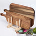 Wooden Cutting Board with Handle — Rectangular Serving & Cheese Board