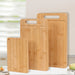 Thick Solid Wood Double‑Sided Rectangular Cutting Board – S, M & L