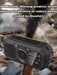 Portable Solar Emergency AM/FM Radio with Hand Crank, USB-C Charger and Torch