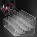 Acrylic 24-Grid Lipstick & Makeup Organiser Display Rack (Large)