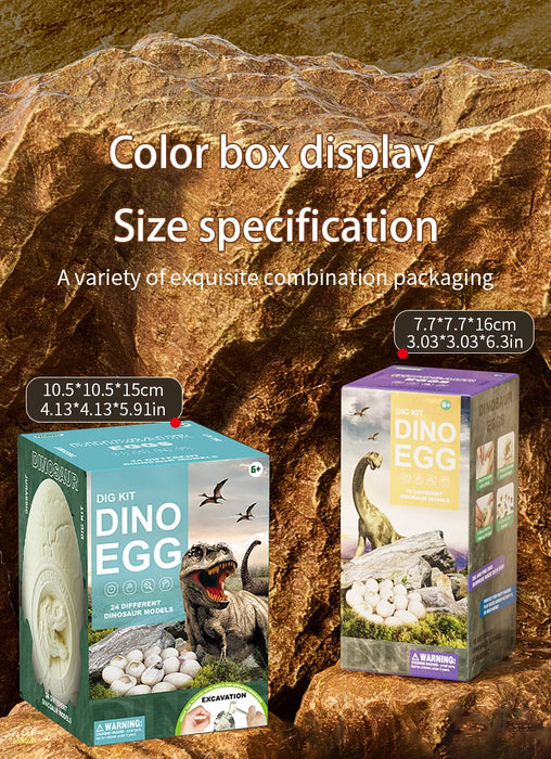 Yimi Children's Dinosaur Egg Dig Kit – DIY Fossil Blind Box (Ages 6–12)