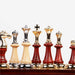 38cm (15in) Wooden Desktop Chess Set with Storage Drawer and 2 Extra Queens