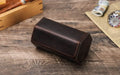 Vintage Genuine Leather Watch Roll Travel Case — 1/2/3/4/6/8 Slot Organiser