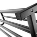 Double-Rail Standing Clothes Rack with Shoe Shelf – Metal Rail for Bedroom & Living Room