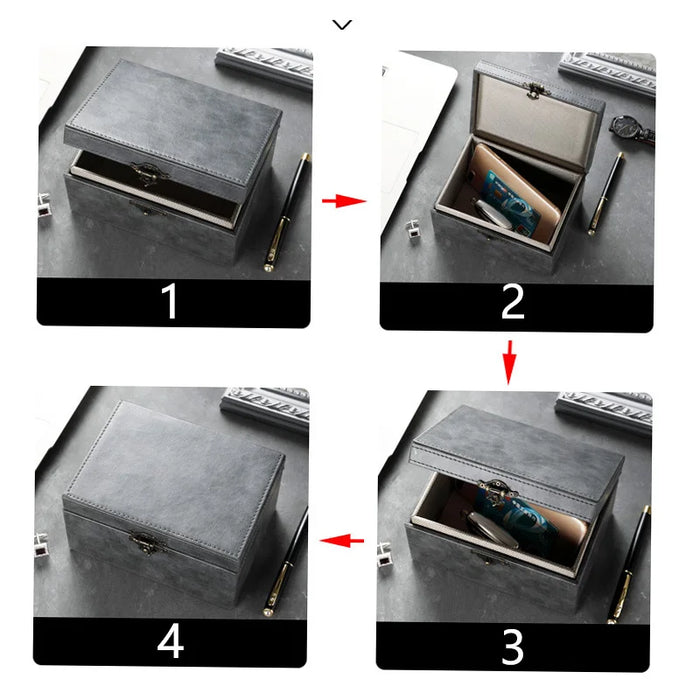Faraday Box for Car Keys – RFID Signal‑Blocking Key Safe (Large)