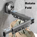 Retractable Wall-Mounted Clothes Drying Rack — Foldable Aluminium, Space-Saving