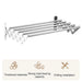 Wall-Mounted Foldaway Clothes Drying Rack - Expandable Stainless Steel