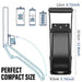 16 oz Wall-Mounted Can Crusher with Bottle Opener – Heavy-Duty Metal Smasher