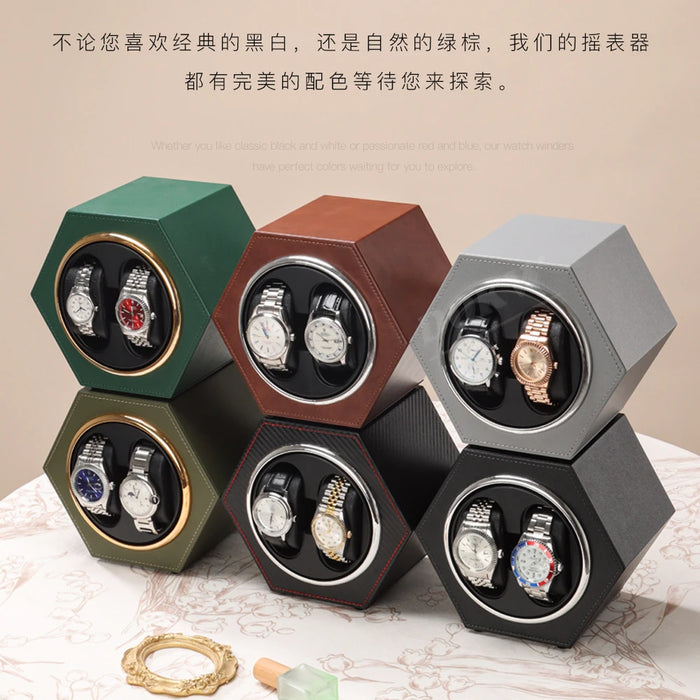 Type-C Mini Single Motor Watch Winder with Adjustable Rotation Modes