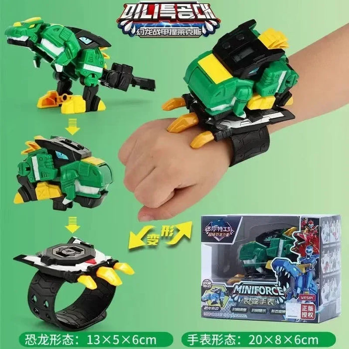 Miniforce X Watch Super Dinosaur Power Mecha Deformation Robot Toy – Mini Secret Service