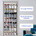 35-Pocket Over-the-Door Shoe Organiser – Breathable Mesh Hanging Storage