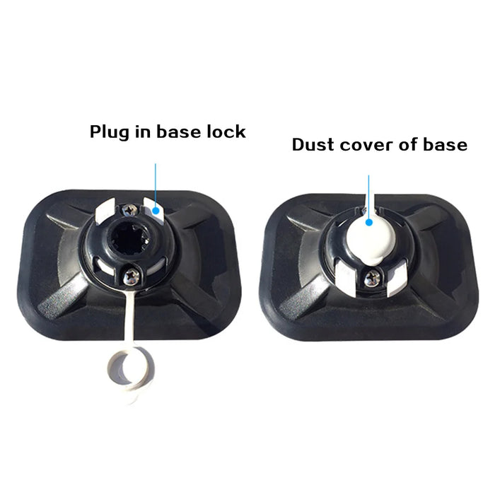 360° Swivel Fish Finder Mount Bracket — Adjustable Rod Holder for Inflatable Boats & Kayaks