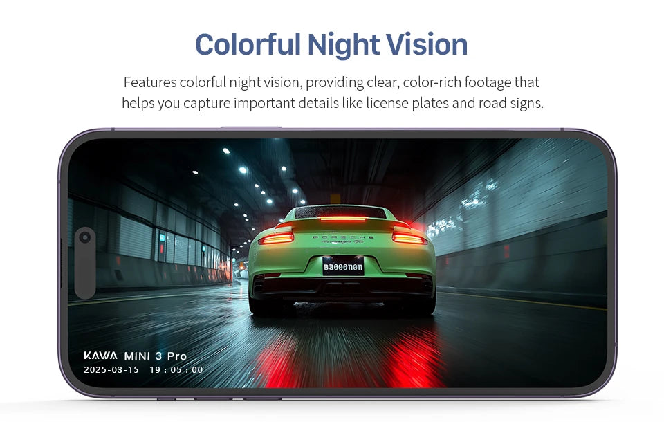 MINI 3 Pro 2K Dash Cam — Tiny Wi‑Fi Dashcam with Voice Control & Parking Mode