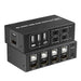 4 Port HDMI KVM Switch 4 in 1 out 4K 60Hz HDMI USB Switch Selector with Desktop Controller for 4 PC Share Monitor Mouse Keyboard