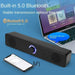 2.1 Channel Wired Soundbar with Subwoofer for PC/TV/Laptop – Aux & USB, Optional Bluetooth
