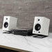 2-Pack Tilted Speaker Stands – Desk Risers for Edifier MR4/MR3/MR3BT & Eris e3.5