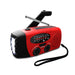 Mini Solar Crank Radio — AM/FM & 7‑Channel NOAA, USB Phone Charger, 3‑LED Torch, Waterproof